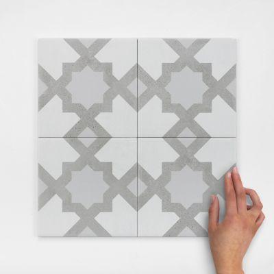 Decor Star Pattern Pattern Matt Porcelain Tile 20x20cm