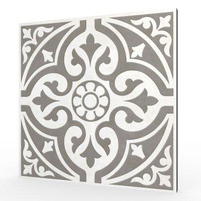 Laura Ashley Devonstone Pattern Grey Porcelain Satin Tile 33x33cm - Alternative Image