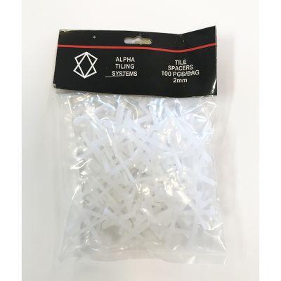 Alpha Tile Spacers Essential (100pcs/Bag) 2mm