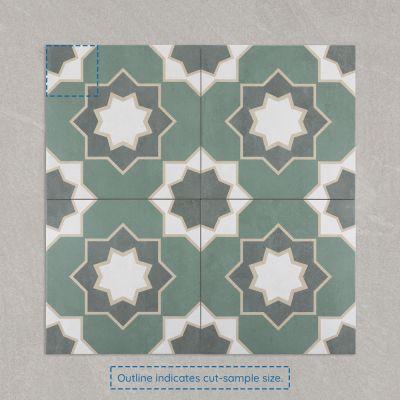 Izmir Olive Pattern Matt Porcelain Tile 33.3x33.3cm - Alternative Image