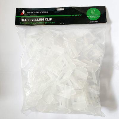 Alpha Tile Levelling Clip (Tile 10-24mm) - 2mm Grout Line (100pcs/Bag) Outdoor 20mm Porcelain