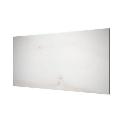 Cloudy White Marble-Effect Décor Ceramic Tile Gloss 60x30cm