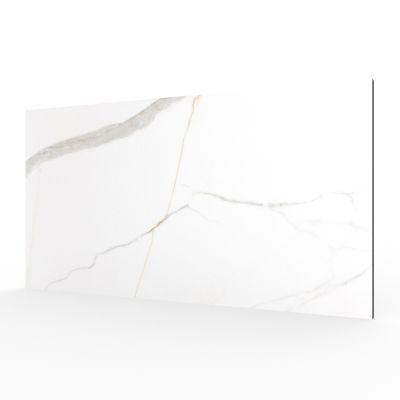 Imperial White Marble-Effect Matt Porcelain Tile 120x60cm - Alternative Image