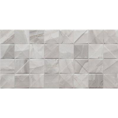 Siena Grey Marble-Effect Ceramic Décor Tile Matt 60x30cm - Alternative Image