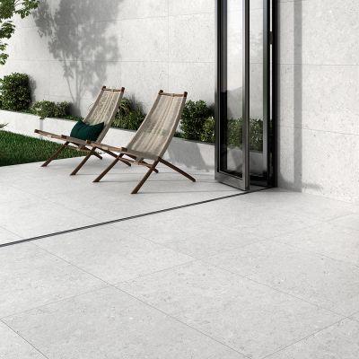 Outdoor Porcelain Tile Plus Caliope White Matt 59.5x59.5cm