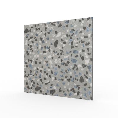 Grey Terrazzo-Effect Matt Porcelain Tile 20x20cm - Alternative Image