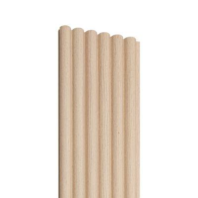18mm Woodlux Bamboo-Effect Wall Panel Ash 275x15cm