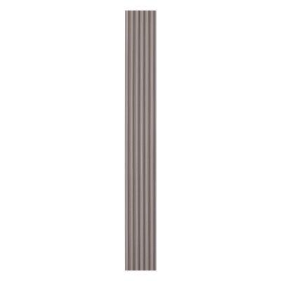 18mm Woodlux Bamboo-Effect Wall Panel Grey 275x15cm - Alternative Image