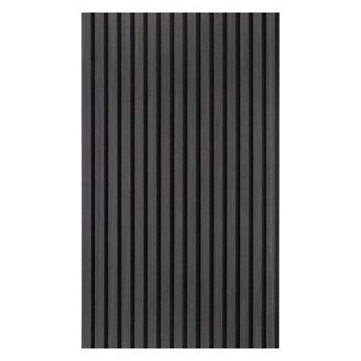 21mm Acoustic Black Felt Wall Panel Charcoal 240x60cm - Alternative Image